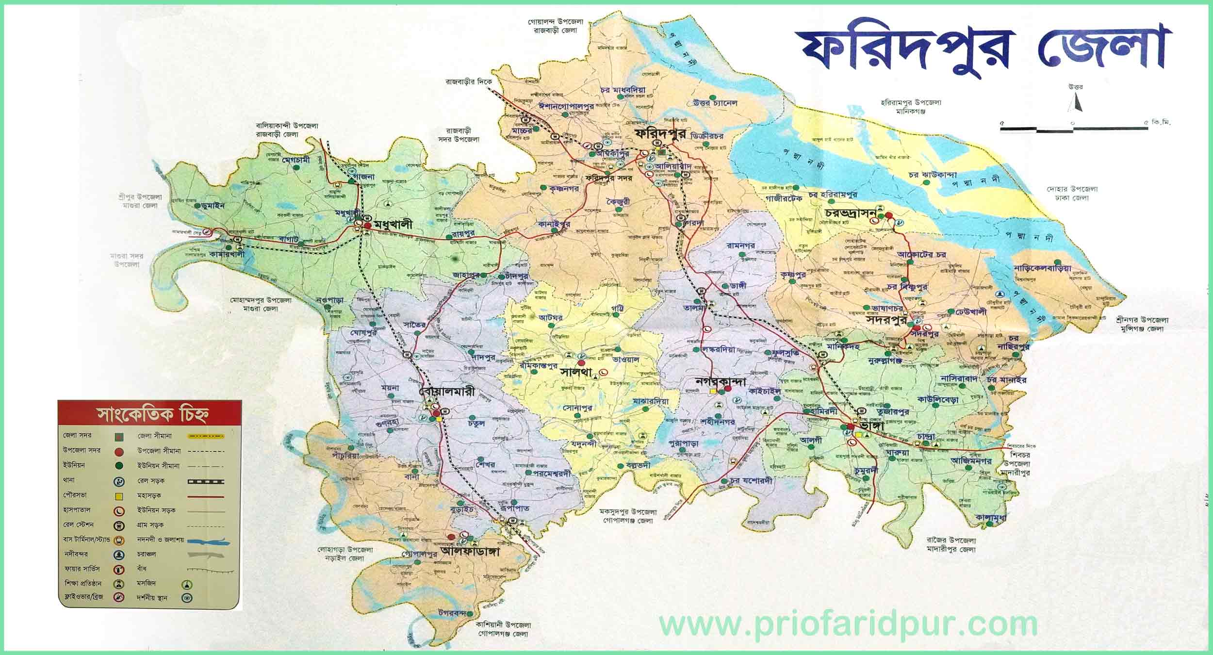 Faridpur Map